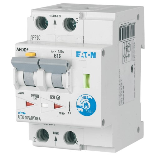 Dispositivo de detección de fallo de arco eléctrico AFDD+
